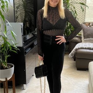 Mugler sheer top with signature star detail... so many compliments.. worn once